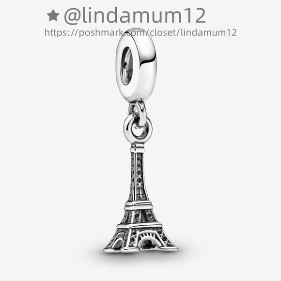 Pandora Paris Eiffel Tower Dangle Charm - Picture 1 of 5